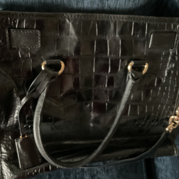 MK Kors Large Black Hamilton Satchel - Picture 6 of 7